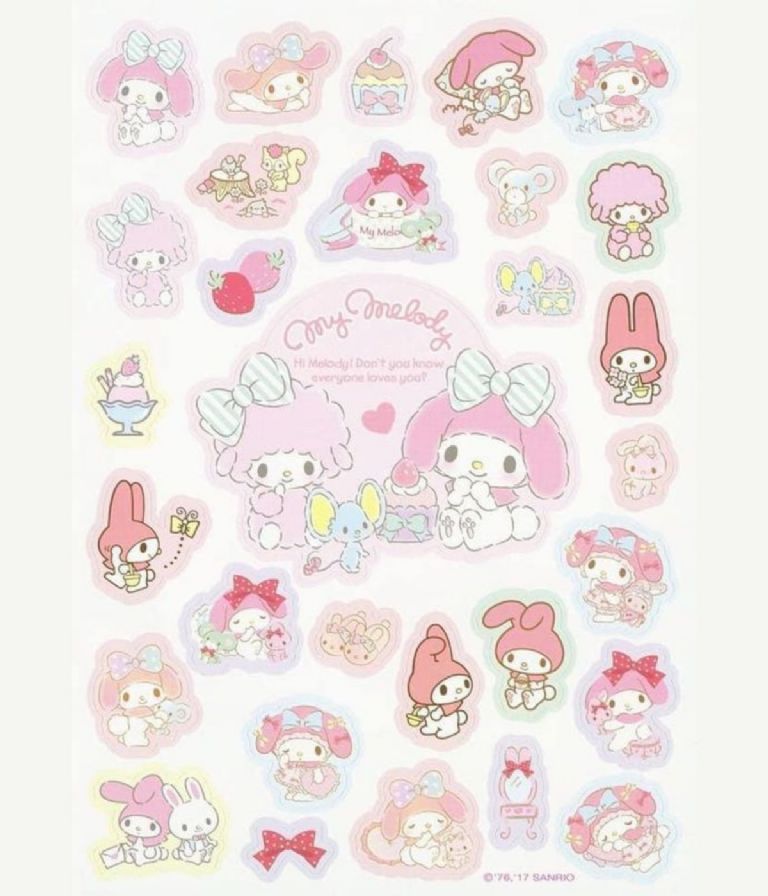 plantillas bonitas My Melody para imprimir