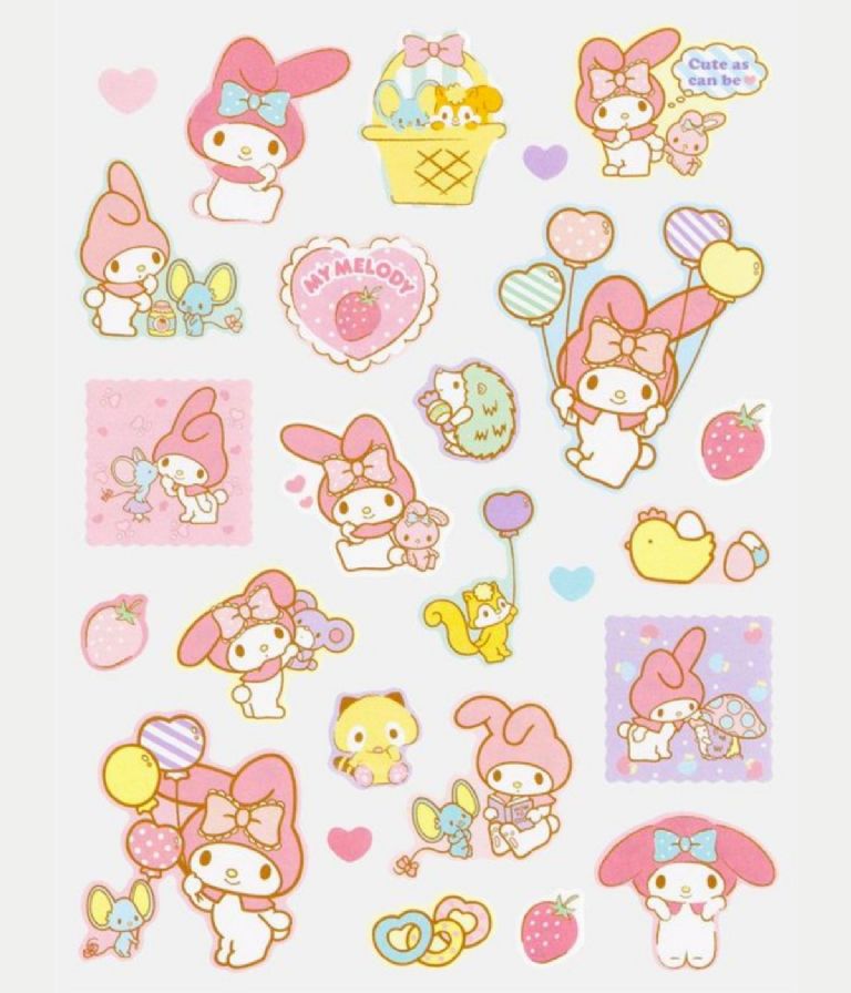 plantillas bonitas My Melody para imprimir