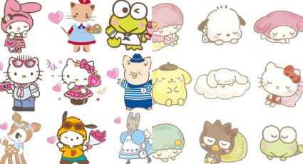 Stickers preciosos de Hello Kitty y sus amigos para imprimir