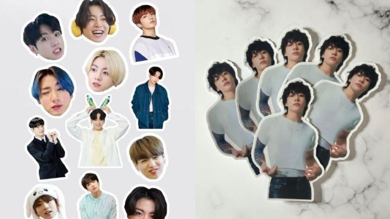 Stickers de Jungkook: 4 plantillas bonitas y divertidas para imprimir del maknae de BTS