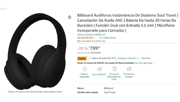 audifonos aislamiento de ruido Amazon 