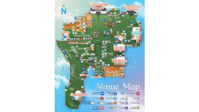 mapa del evento