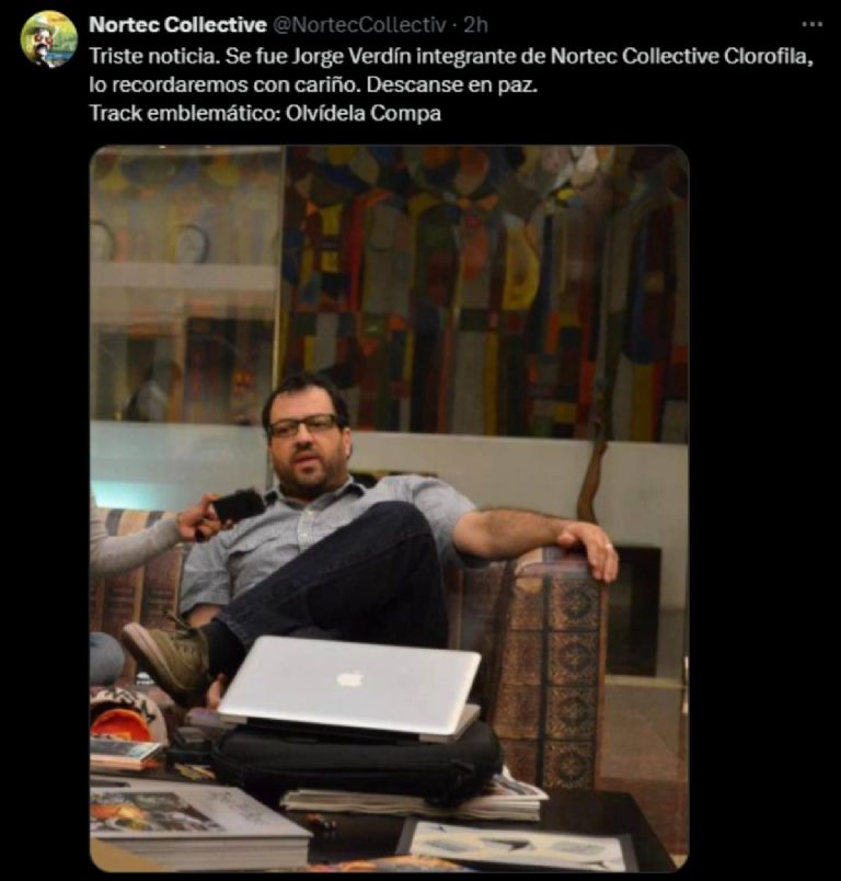 Nortec Collective anuncia la muerte de Jorge Verdín, Clorofila