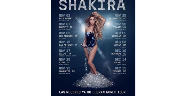 shakira world tour 2024