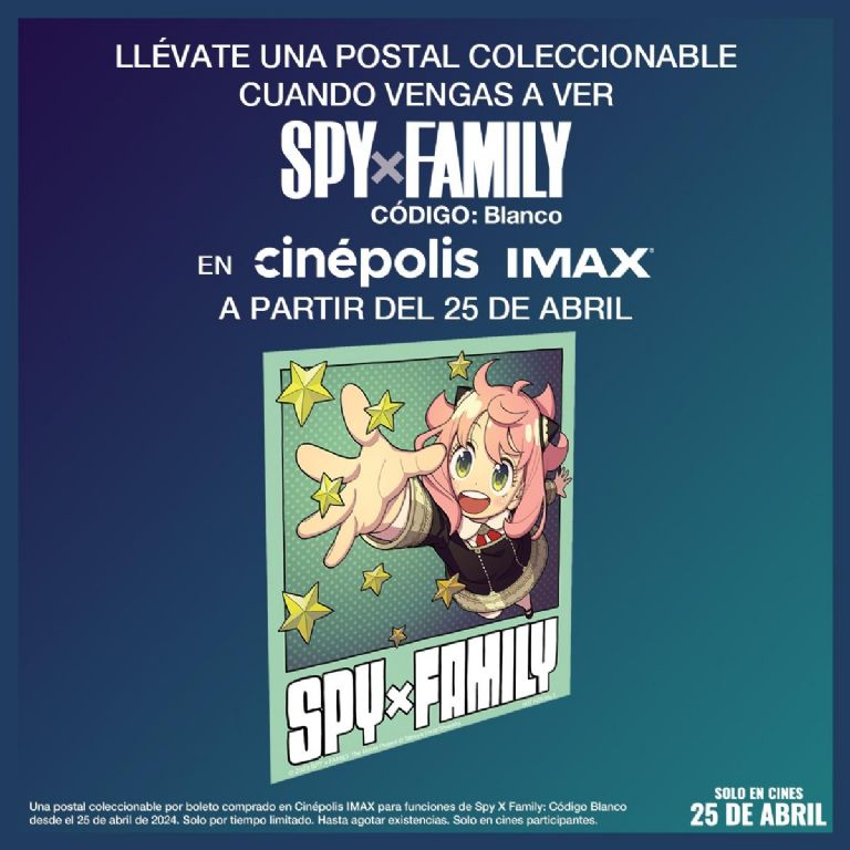 Spy x Family Code White llega a cines y estos serán los coleccionables del anime