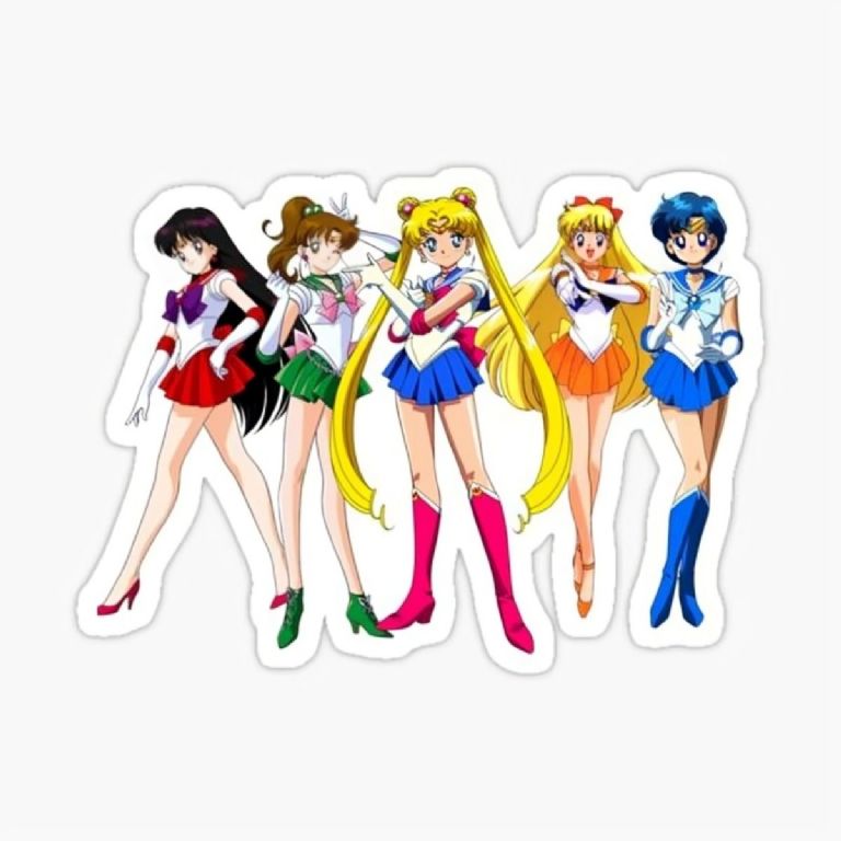 Corre a imprimir los stickers de las Sailor Scouts
