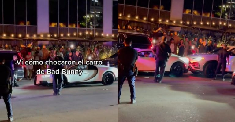 imágenes del accidente de bad bunny