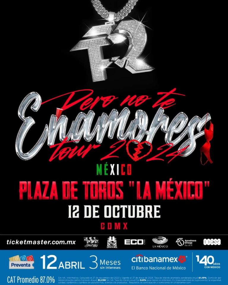 Precio de los boletos para el concierto de Fuerza Regida en la Plaza de Toros