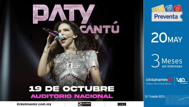 paty cantu concierto auditorio nacional fecha precios