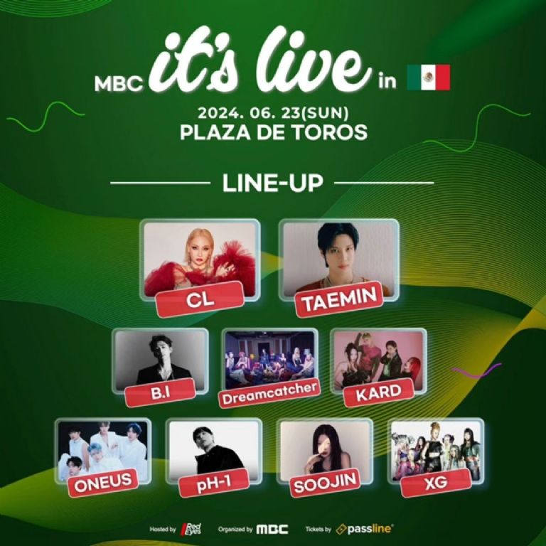 mbc its live mexico cancelado festival kpop plaza de toros