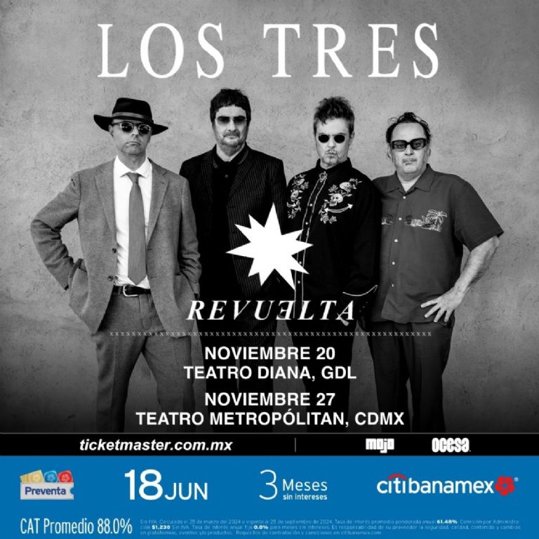 los tres en mexico precios de los boletos para su concierto