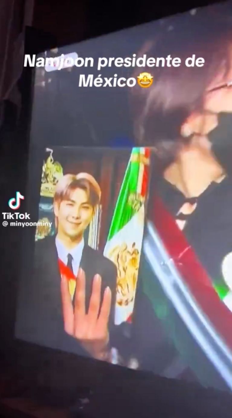 RM de BTS es el verdadero presidente de México Namjoon deja atrás a Claudia Sheinbaum