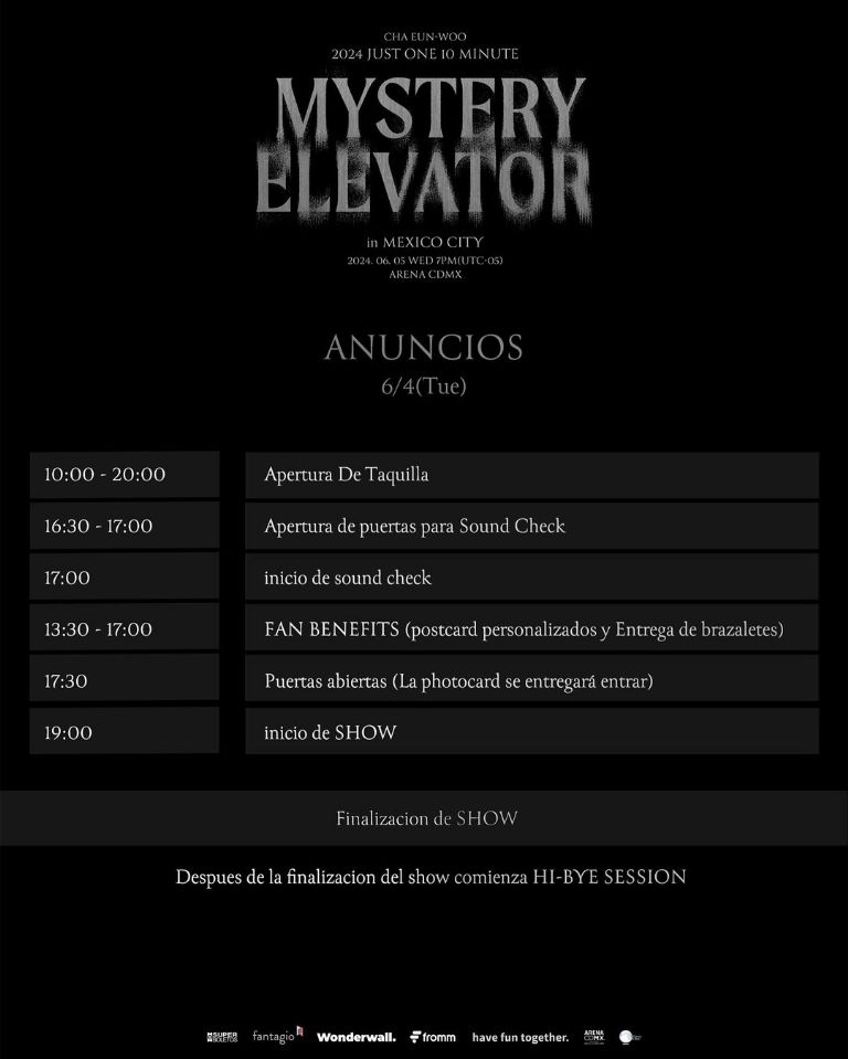 Cha Eun Woo llega a la Arena CDMX este es el setlist los horarios y objetos permitidos del concierto en CDMX