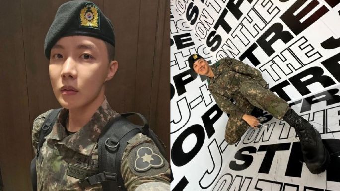 BTS: 5 fotos de J-Hope con traje militar que te derretirán