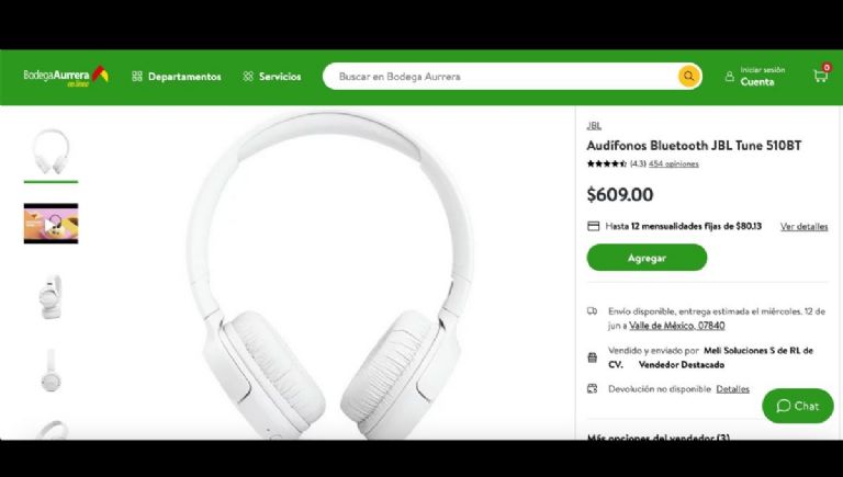 audifonos baratos de jbl en bodega aurrera con precio menor a mil pesos