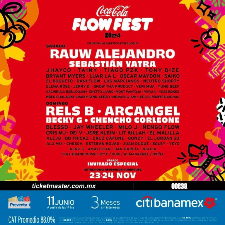 fechas de venta general de boletos para el flow fest 2024 y precios 