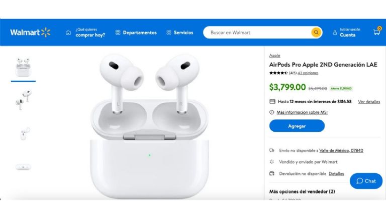 airpods pro con descuento en walmart 