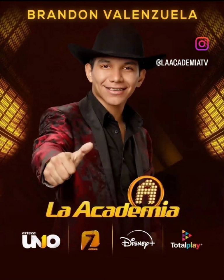 Te decimos quién es el académico Brandon Valenzuela el concursante de La Academia que ha causado revuelo