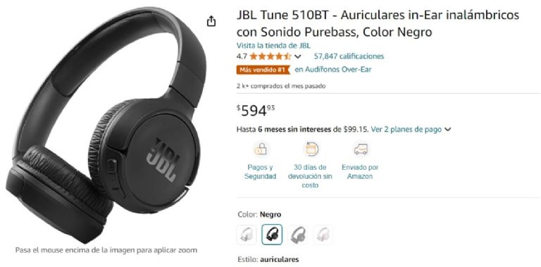 Los audífonos JBL tienen el  mejor audio para tu música