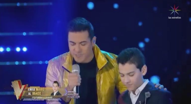 Mario Girón de La Academia cantó con Carlos Rivera en La voz kids México 2019