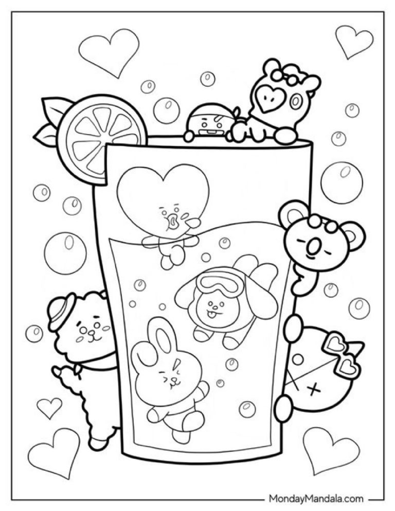 Dibujos para colorear de BT21