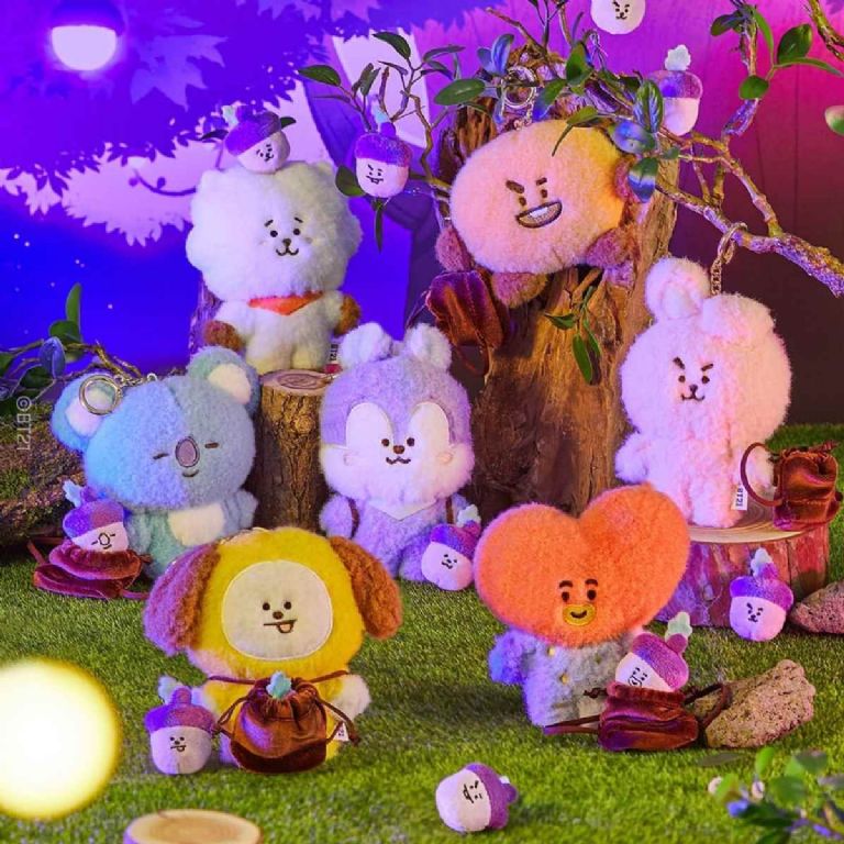 Estos personajes de BT21 representan a los miembros de BTS cuál animal de peluche es tu bias