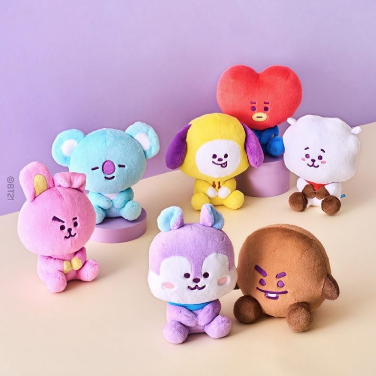 Los peluches de BT21 representan a cada miembro de BTS conoce a estos personajes