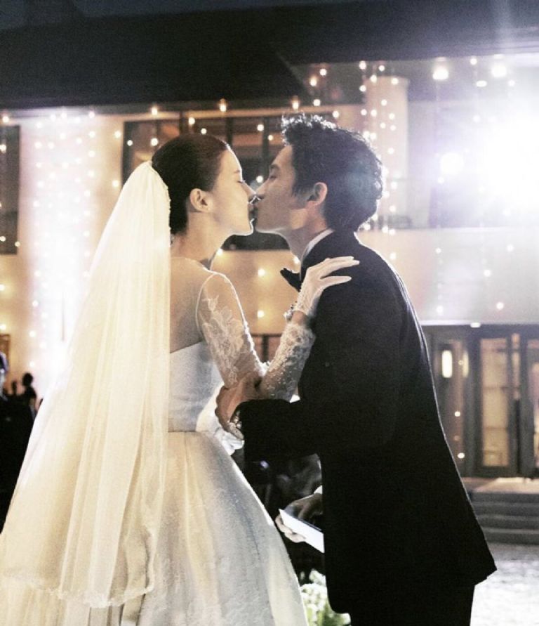 Fotos de la boda de Ji Sung y Lee Bo Young