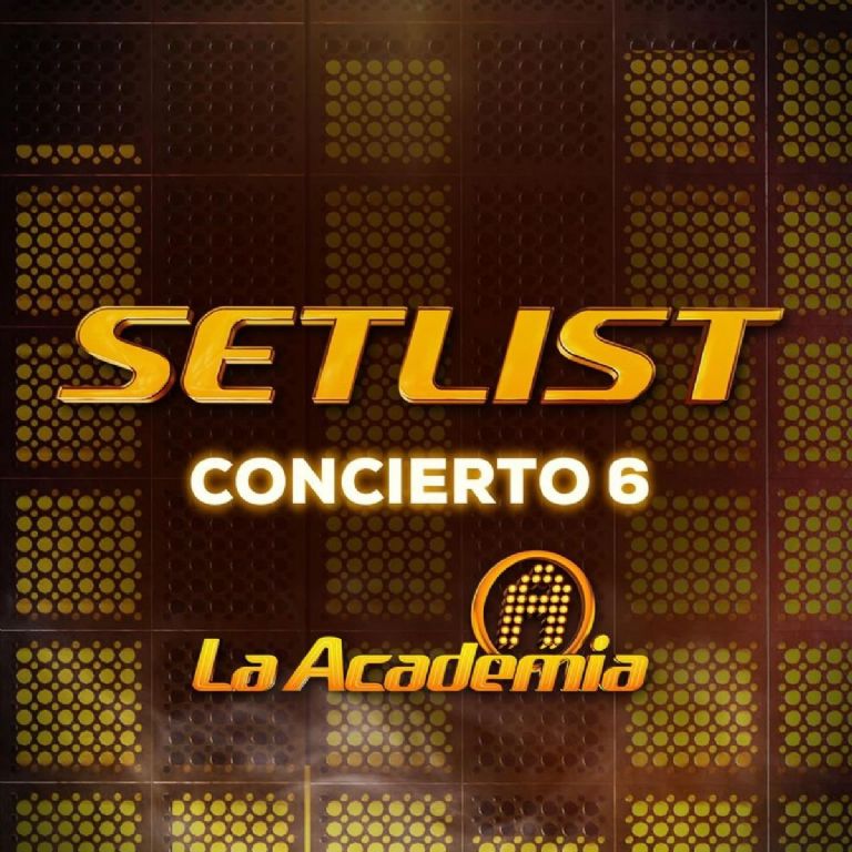 canciones del setlist del sexto concierto de la academia 2024