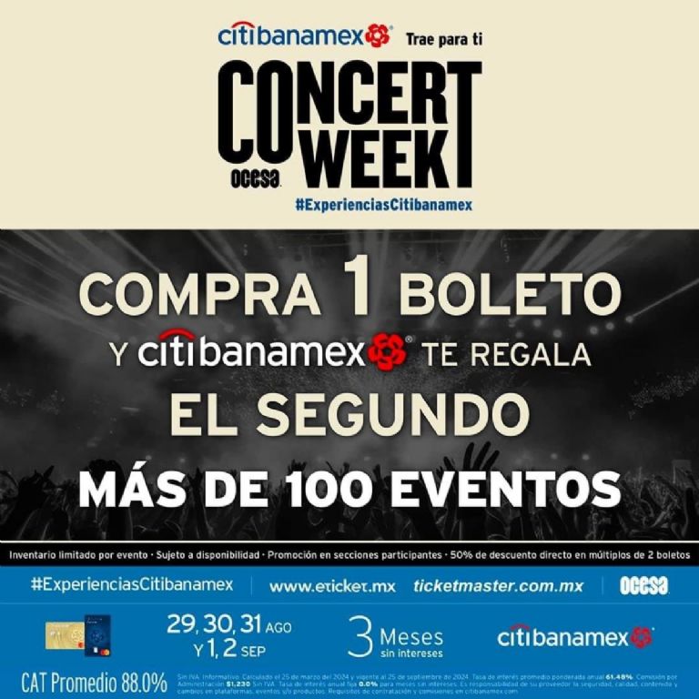 como comprar boletos en el concert week de ticketmaster