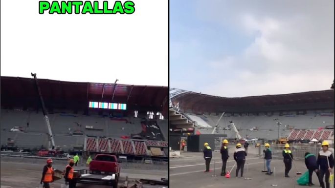 ¡Renovado! Así lucen las nuevas pantallas en el Estadio GNP en gradas