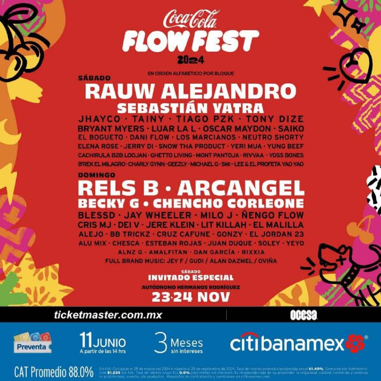 Line up completo del Flow Fest, quiénes están en el cartel