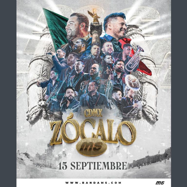 a que hora es el concierto de banda ms en el zocalo cdmx