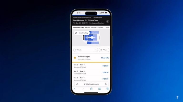 shazam ticketmaster venta de boletos