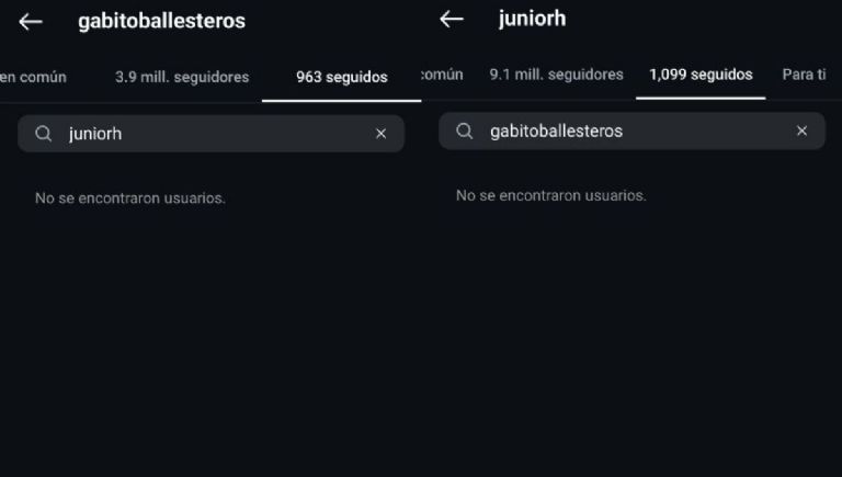 junior h y gabito ballesteros se pelean y dejan de seguir en instagram