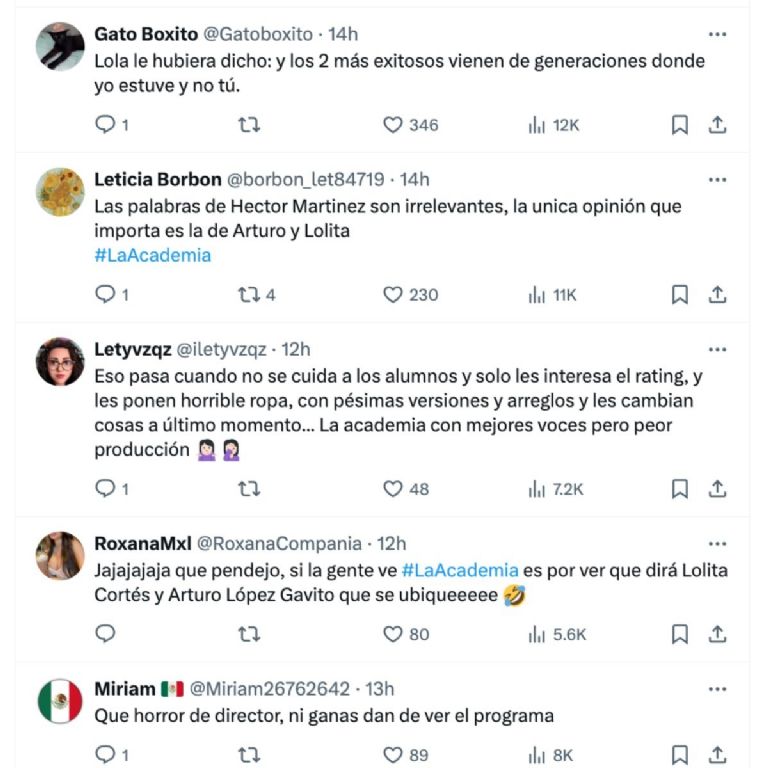 asi fue la humillacion de hector martinez a lolita cortes en la academia