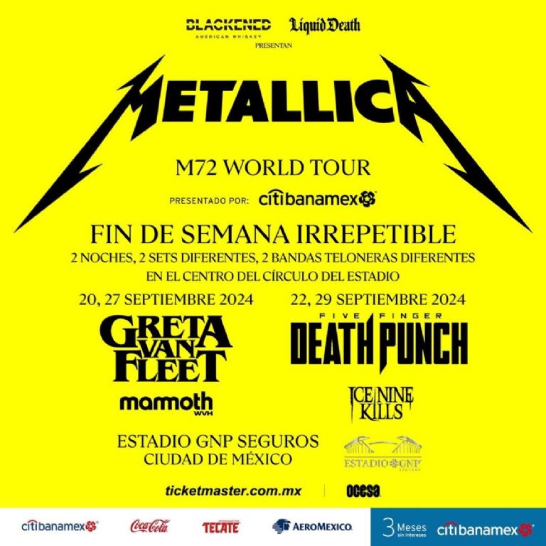 quienes son los artistas invitados en el concierto de metallica