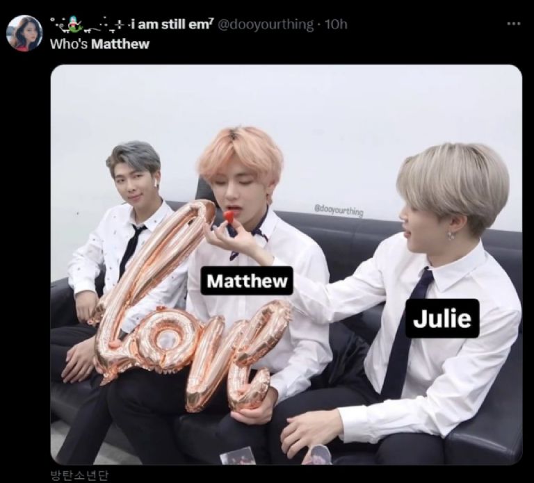 RM de BTS se pregunta quién es Matthew de la carta que ARMY puso en Weverse