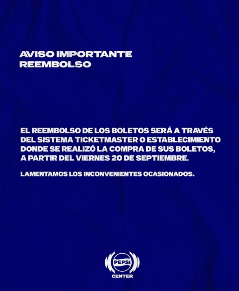 Pepsi Center cancela Hermanos de leche show de Adrián Marcelo y La Mole pide tu reembolso