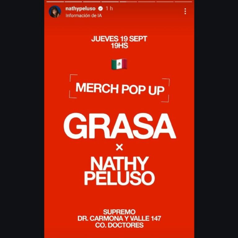 precios de la pop up store de nathy peluso en la cdmx