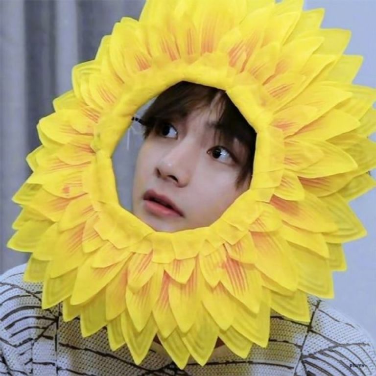 flores amarillas bts v