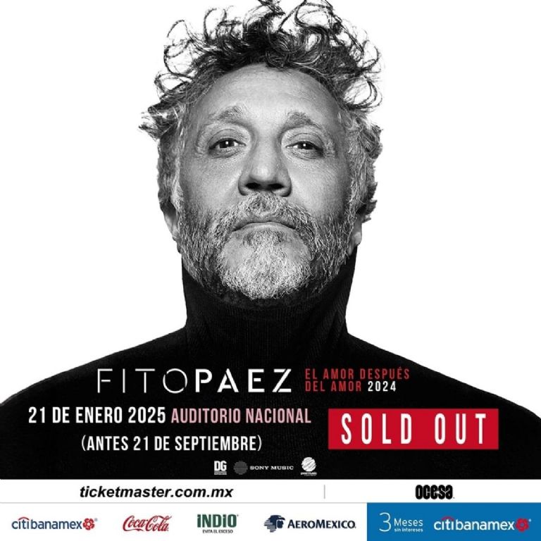 Concierto de Fito Paez en CDMX ya fue reprogramado