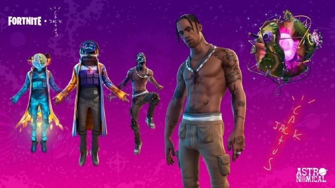 ¿Fortnite retirará a Travis Scott, tras la tragedia en 'Astroworld'? esto hizo el videojuego