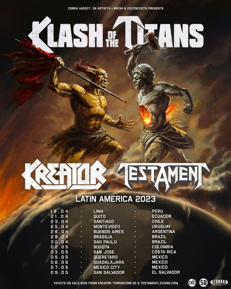 El trash metal está celebrando por la fecha anunciada por Testament y Kreator en la CDMX. Estos son los precios de los boletos 