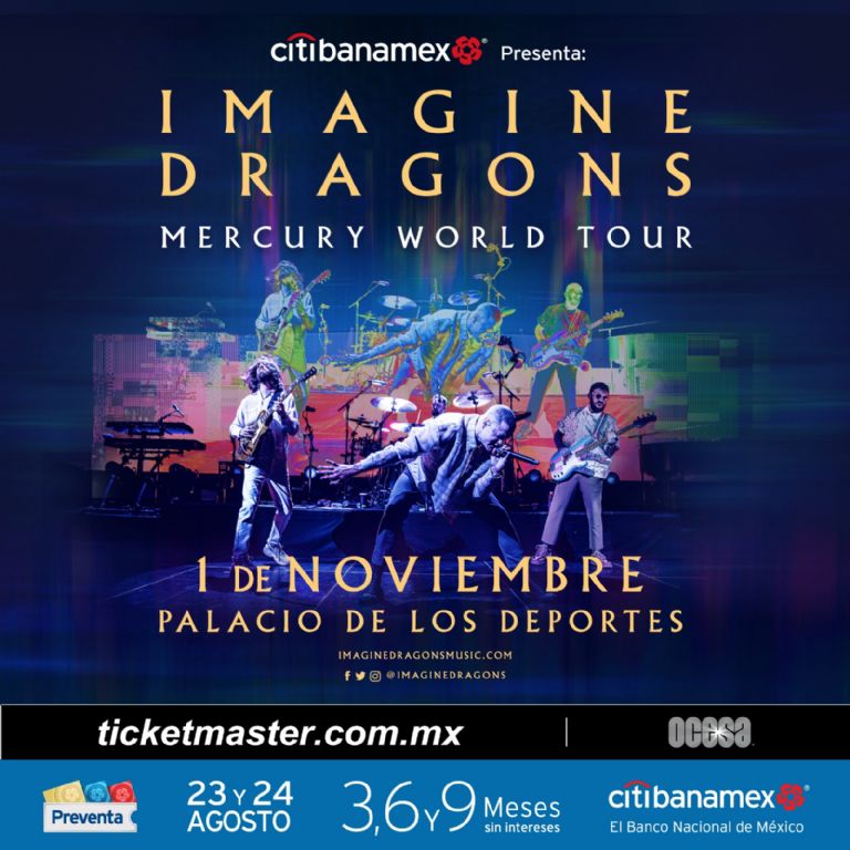 Imagine dragons precio boleto cdmx concierto