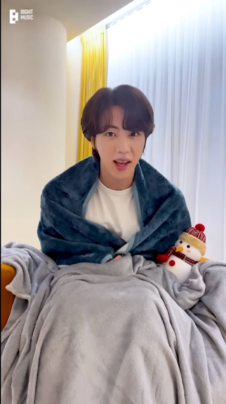 Jin de BTS conmovió a sus fans con un video para darle la bienvenida al año nuevo