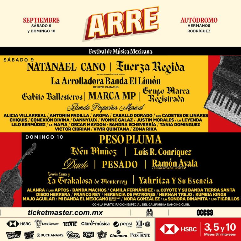 El Festival Arre tendrá varias bandas en concierto que no te puedes perder