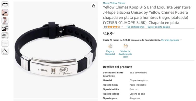 Regálale a ARMY estas pulseras de BTS disponibles en Amazon