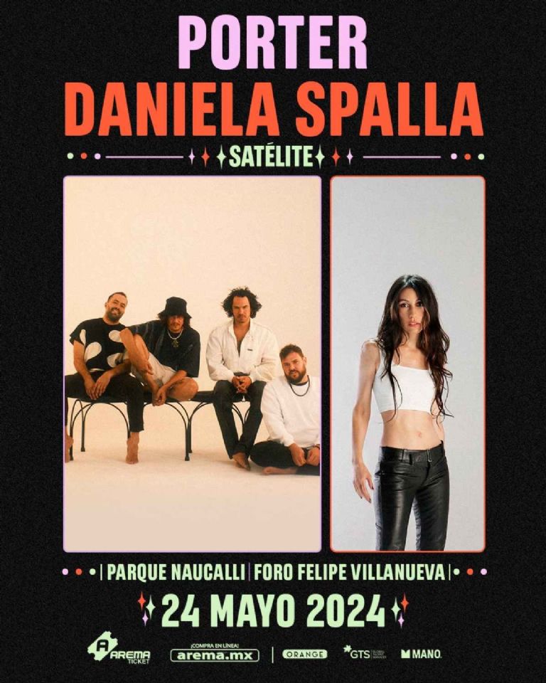 El Parque Naucalli tendrá concierto de Daniela Spalla y Porter