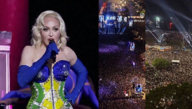 Madonna realiza concierto multitudinario en Río de Janeiro Brasil